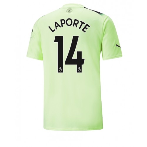 Dres Manchester City Aymeric Laporte #14 Rezervni 2022-23 Kratak Rukav